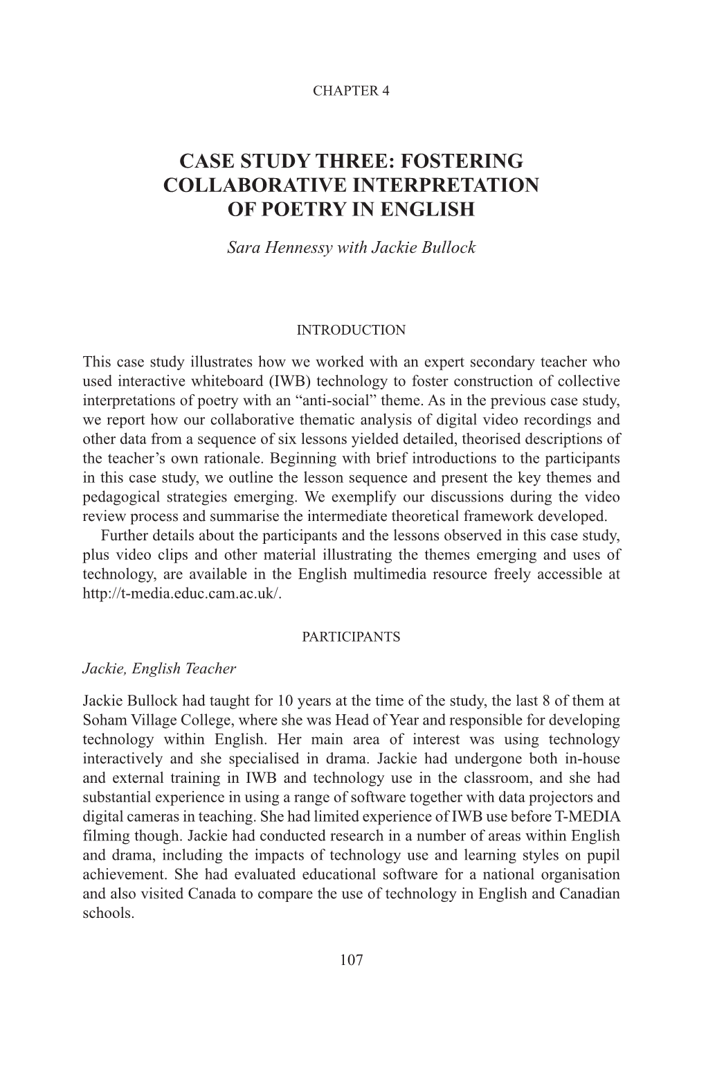 Fostering Collaborative Interpretation of Poetry in English