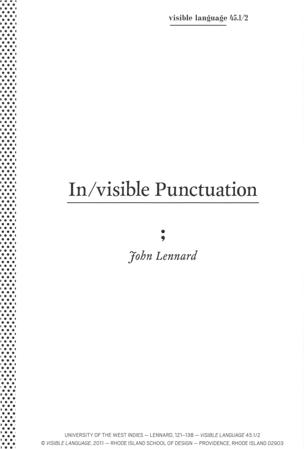 Invisible-Punctuation.Pdf