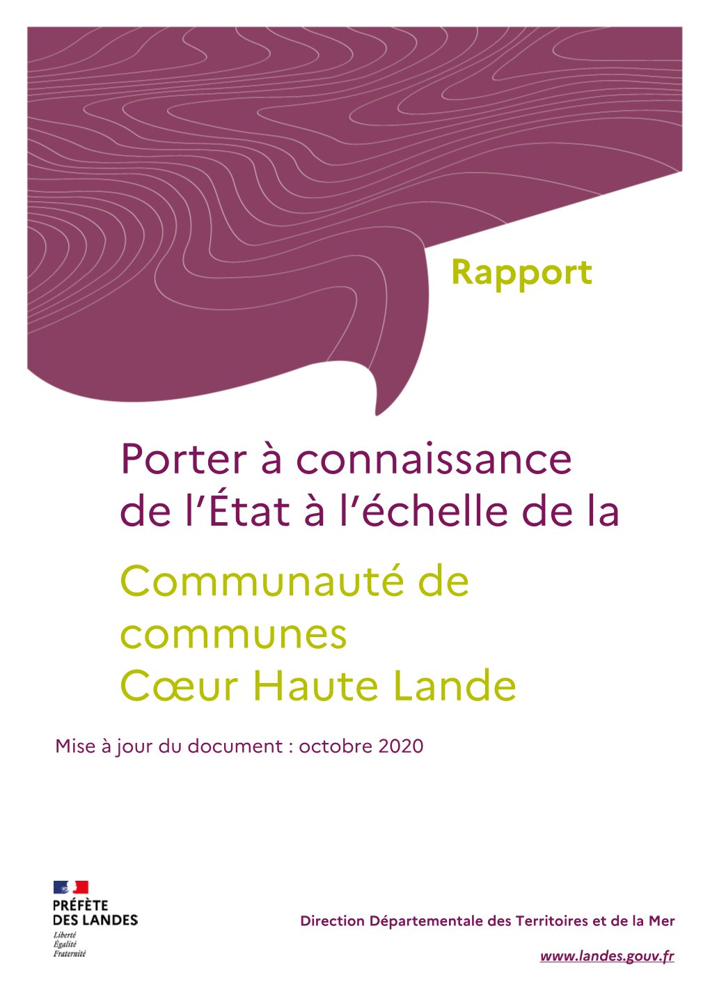 Porter À Connaissance De L'état À L'échelle De La Communauté De