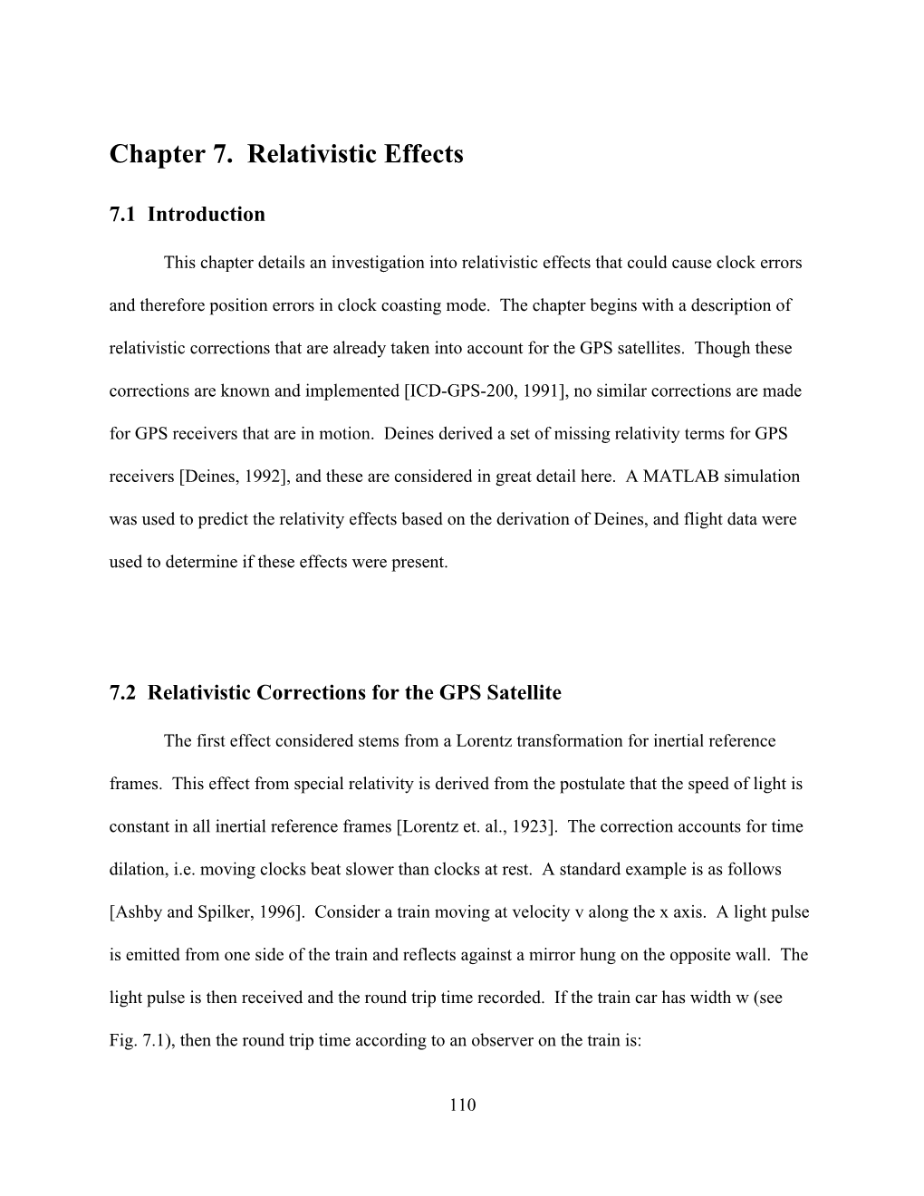 Chapter 7. Relativistic Effects