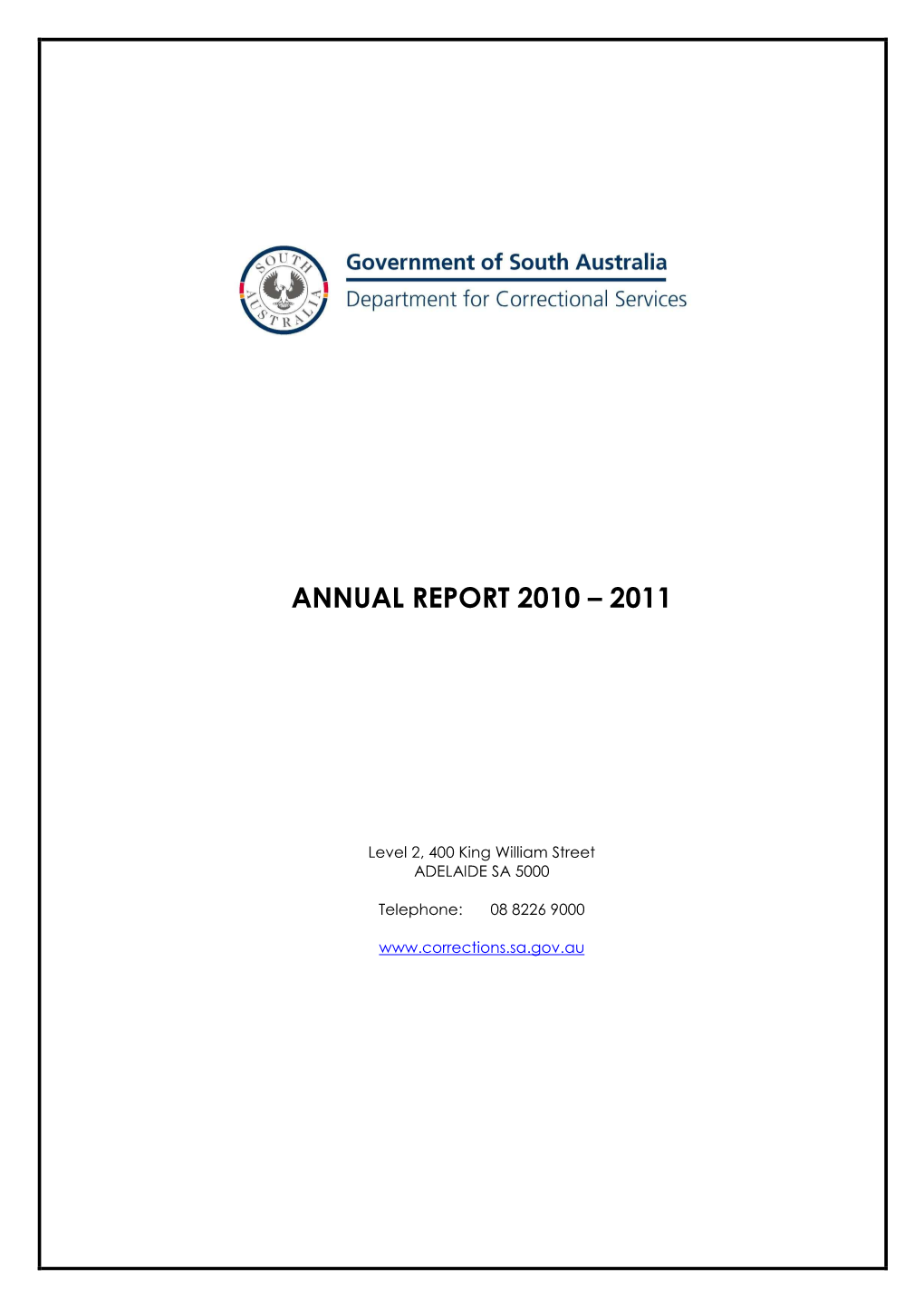 Annual Report 2010 – 2011