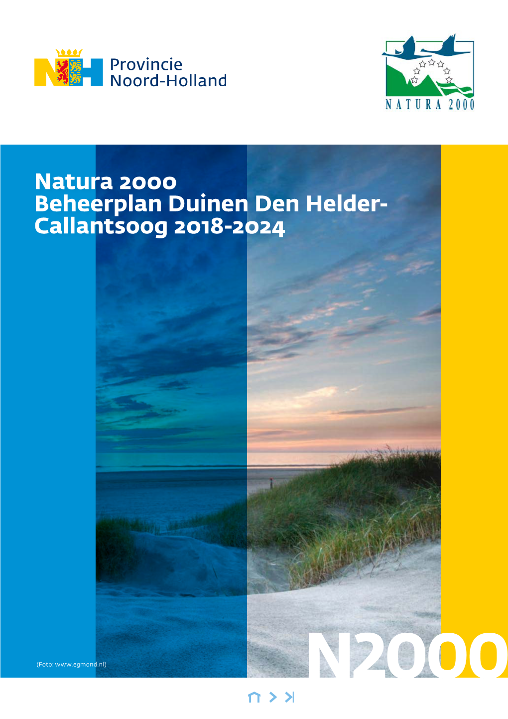 Beheerplan Duinen Den Helder-Callantsoog | Provincie Noord-Holland | 2