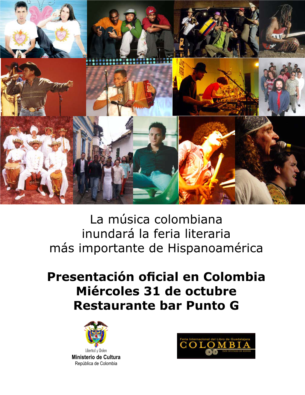 La Música Colombiana Inundará La Feria Literaria Más Importante De Hispanoamérica