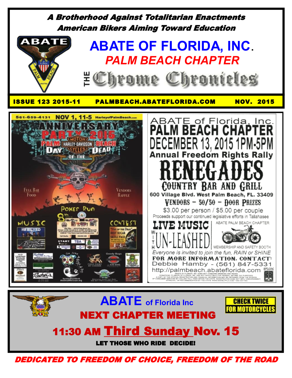 Abate of Florida, Inc. Palm Beach Chapter