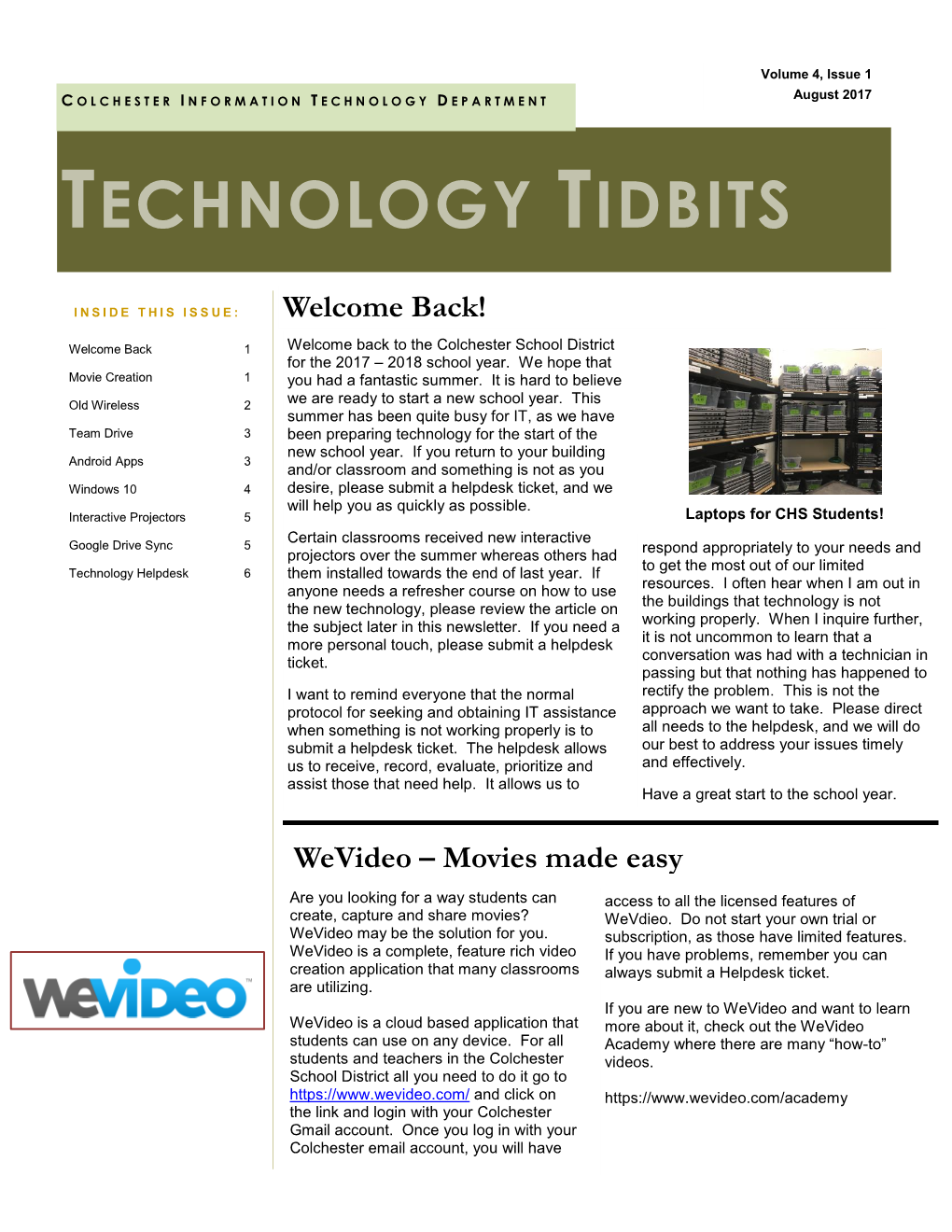 Technology Tidbits Title