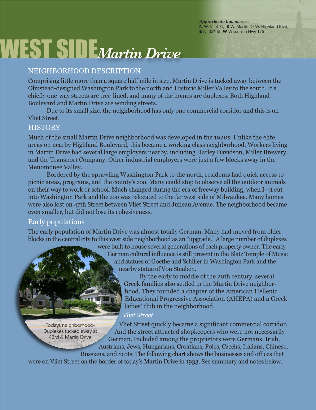 WEST Sidemartin Drive