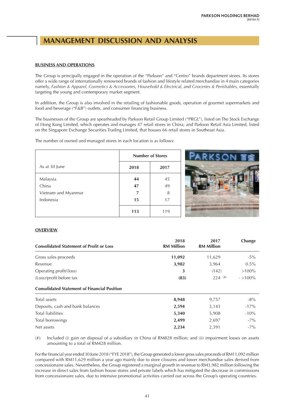 Management Discussion and Analysis