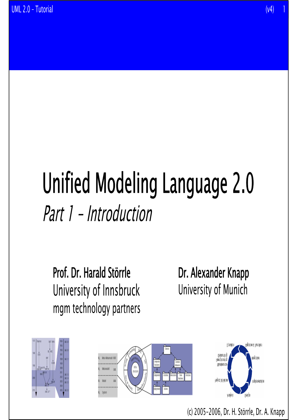 Unified Modeling Language 2.0 Part 1 - Introduction