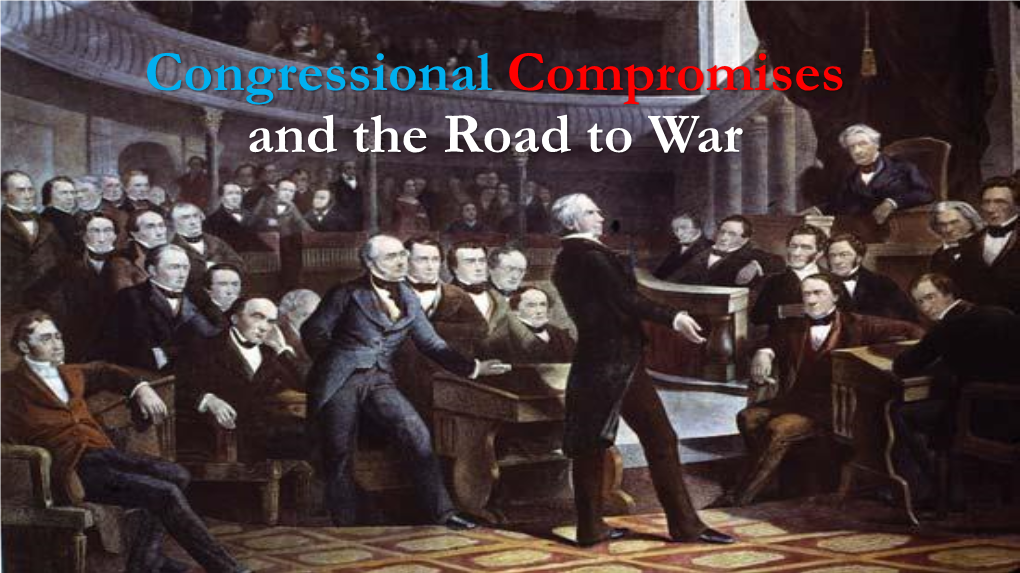 Missouri Compromise (1820) • Compromise Sponsored by Henry Clay