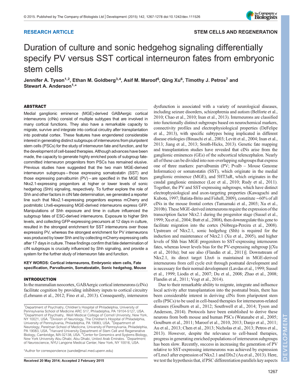 Tyson Goldberg Et Al-2015-Development-1267-78