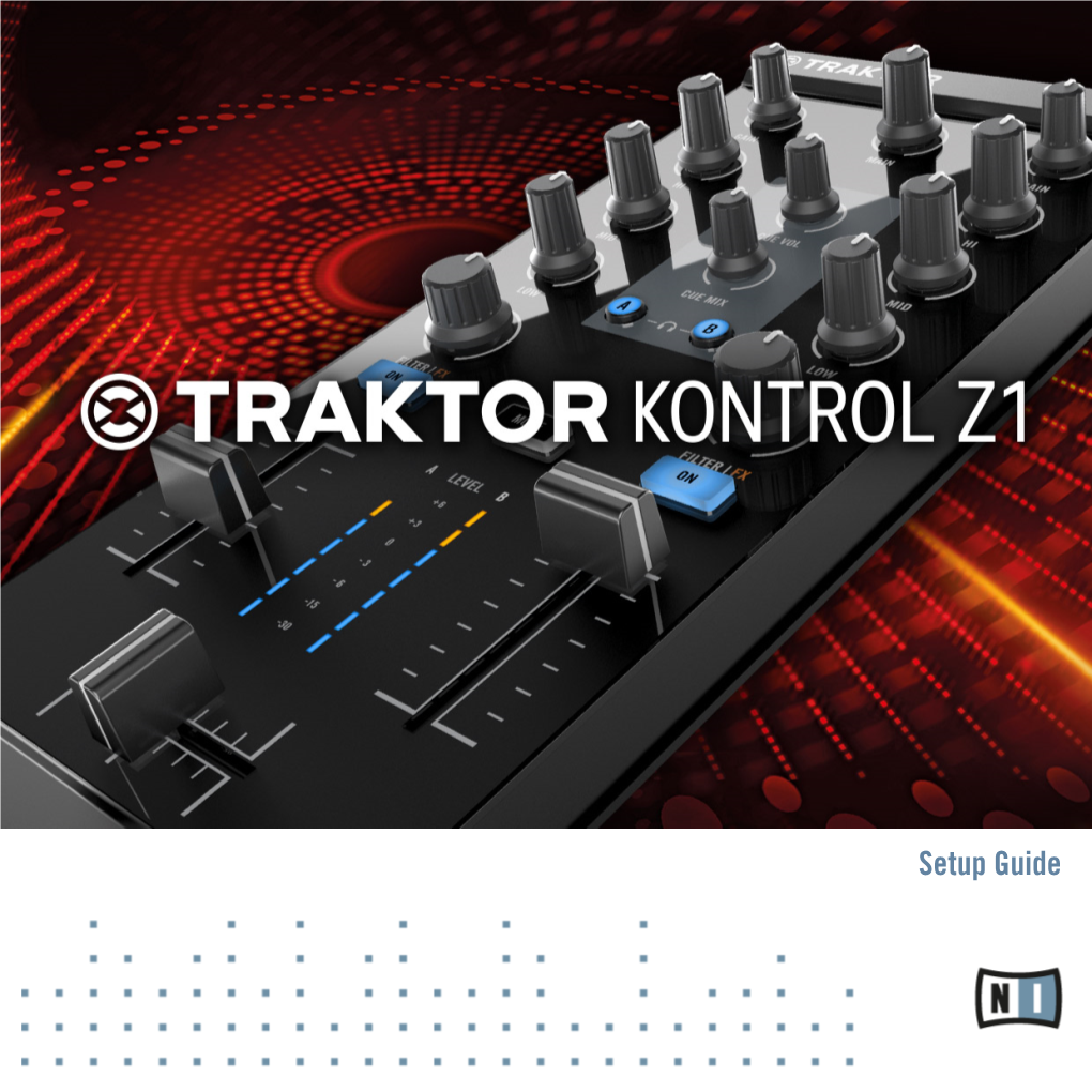 Traktor Kontrol Z1 Setup Guide English