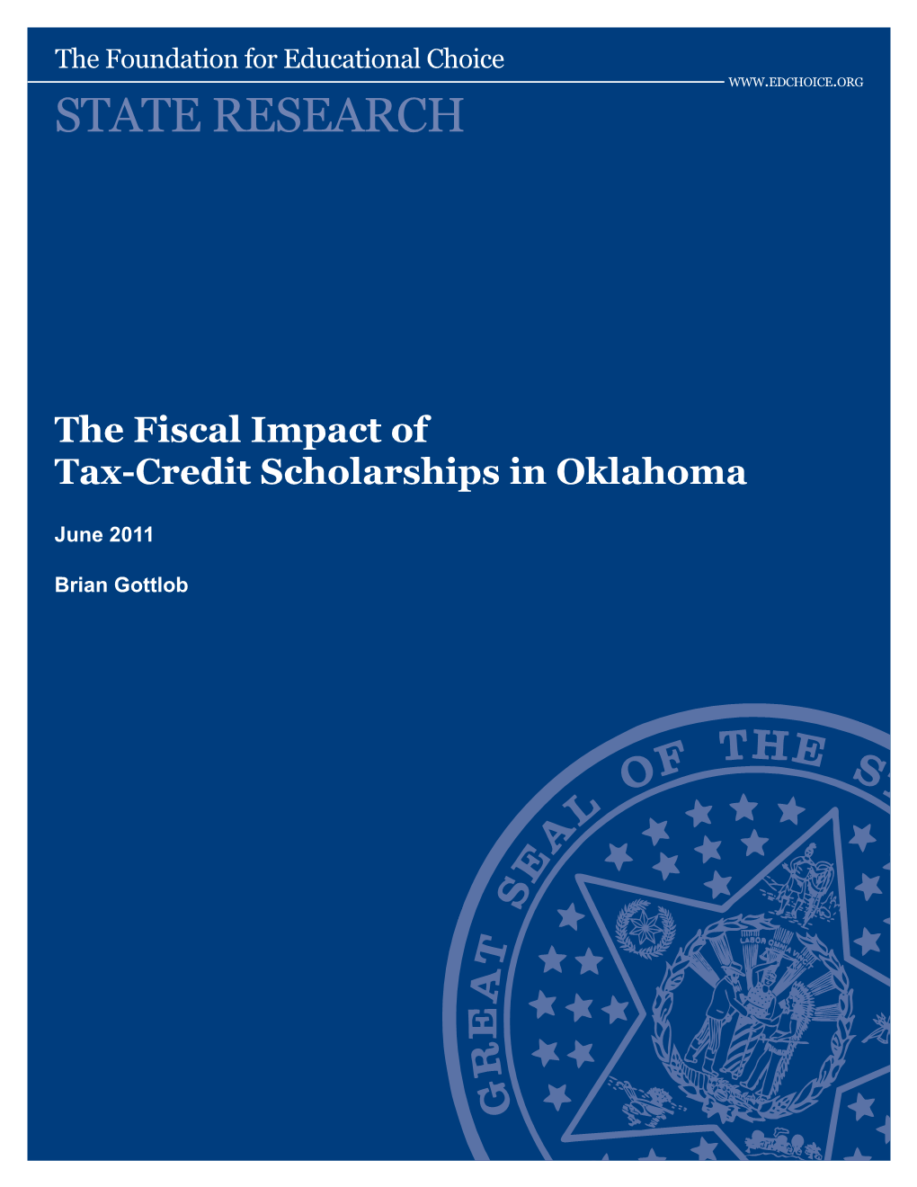 The Fiscal Impact of Tax-Credit Scholarships in Oklahoma. State