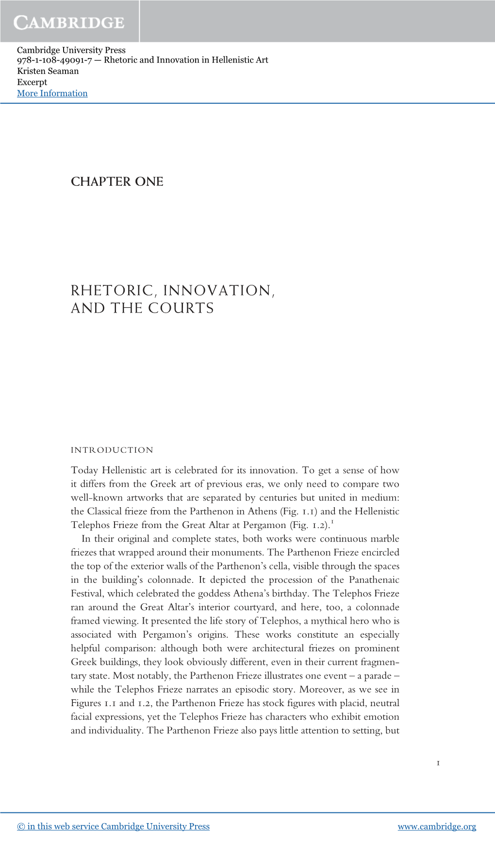 Rhetoric, Innovation, and the Courts