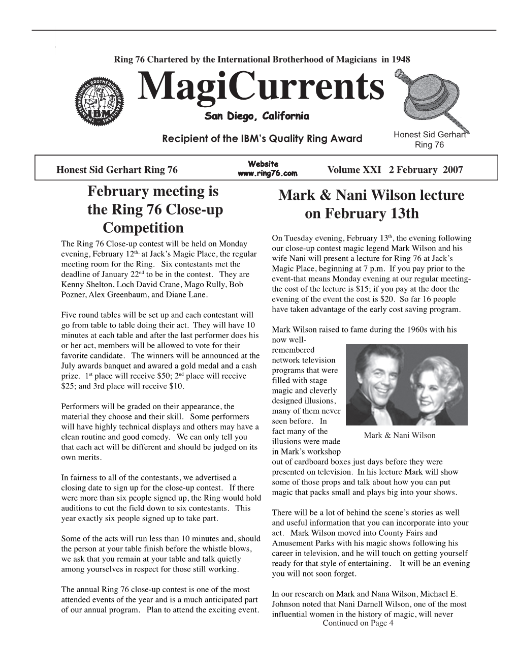 Magicurrents Page 1