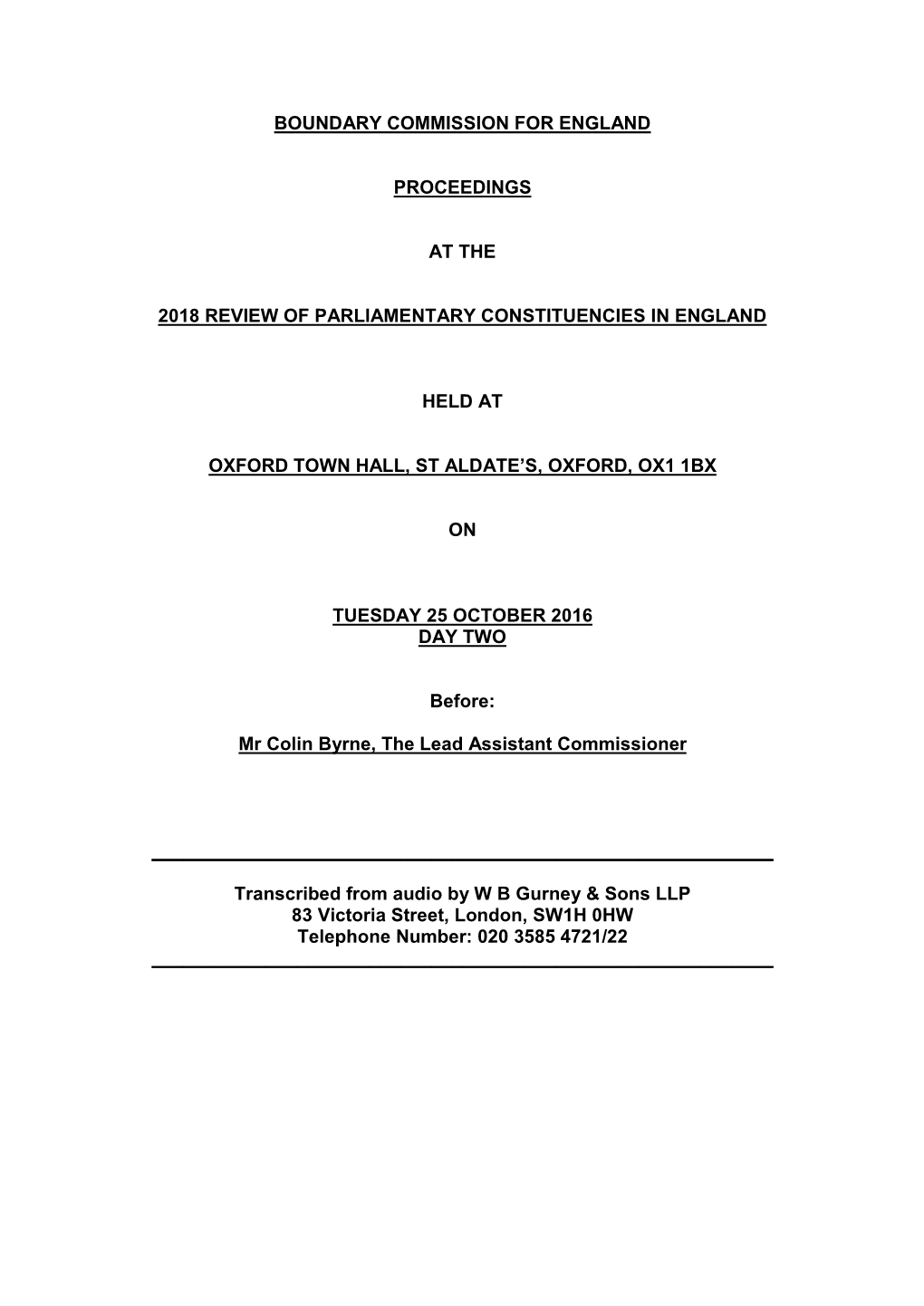 Boundary Commission for England