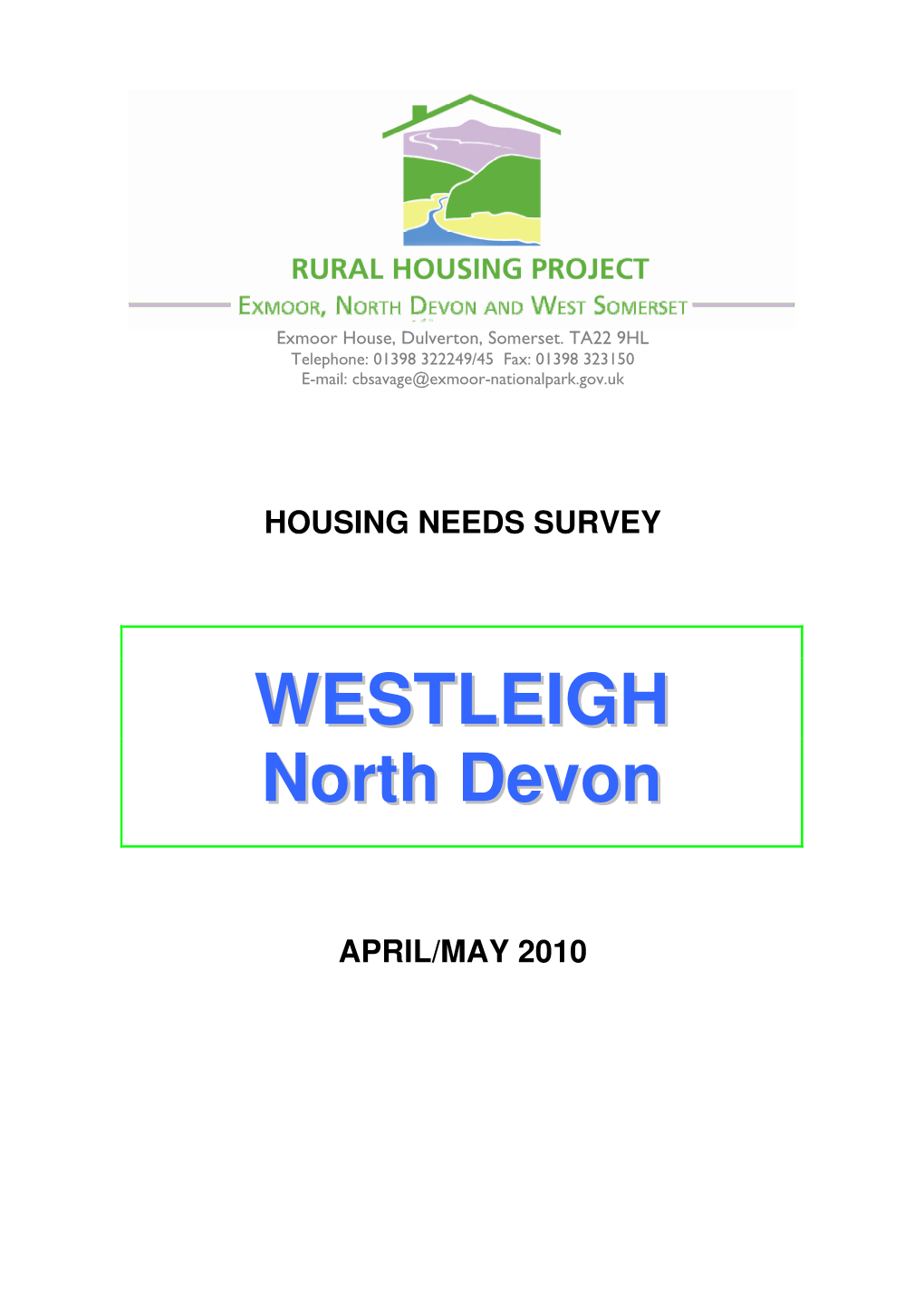 Westleigh Report 2010