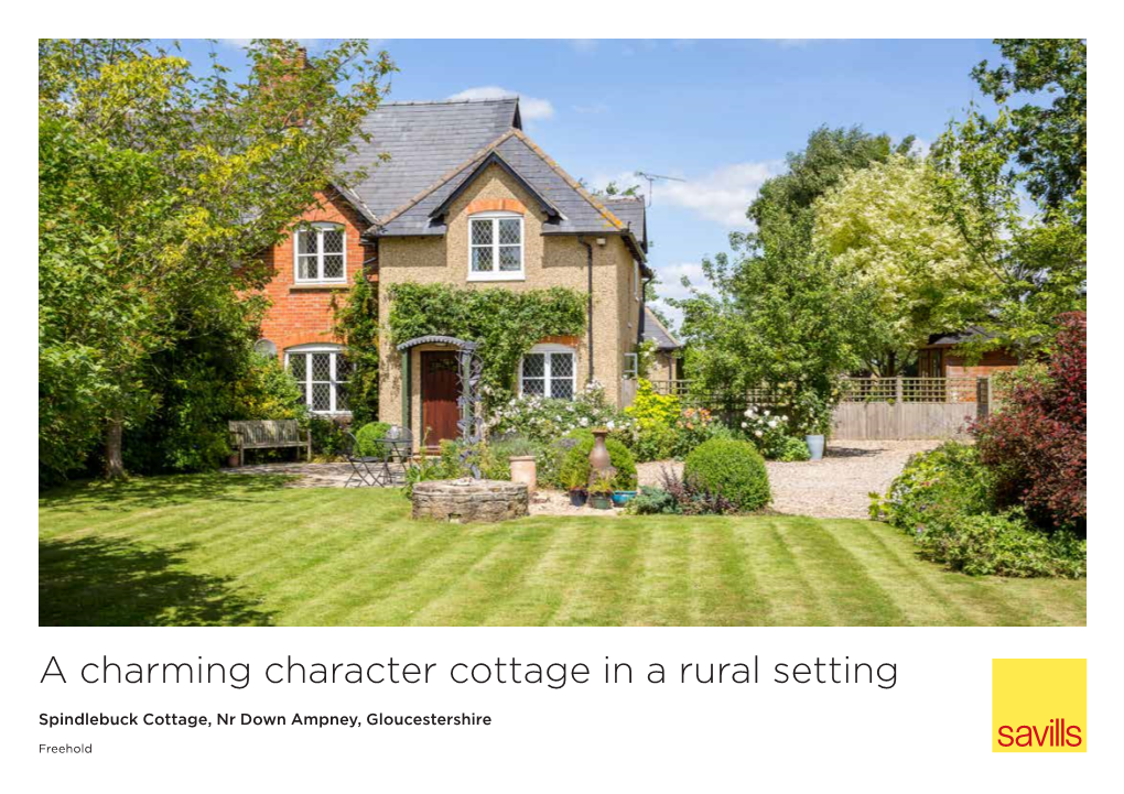 A Charming Character Cottage in a Rural Setting