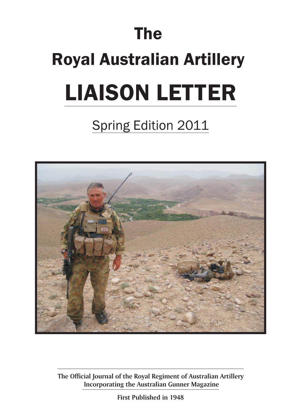 RAA Liaison Letter Spring 2011