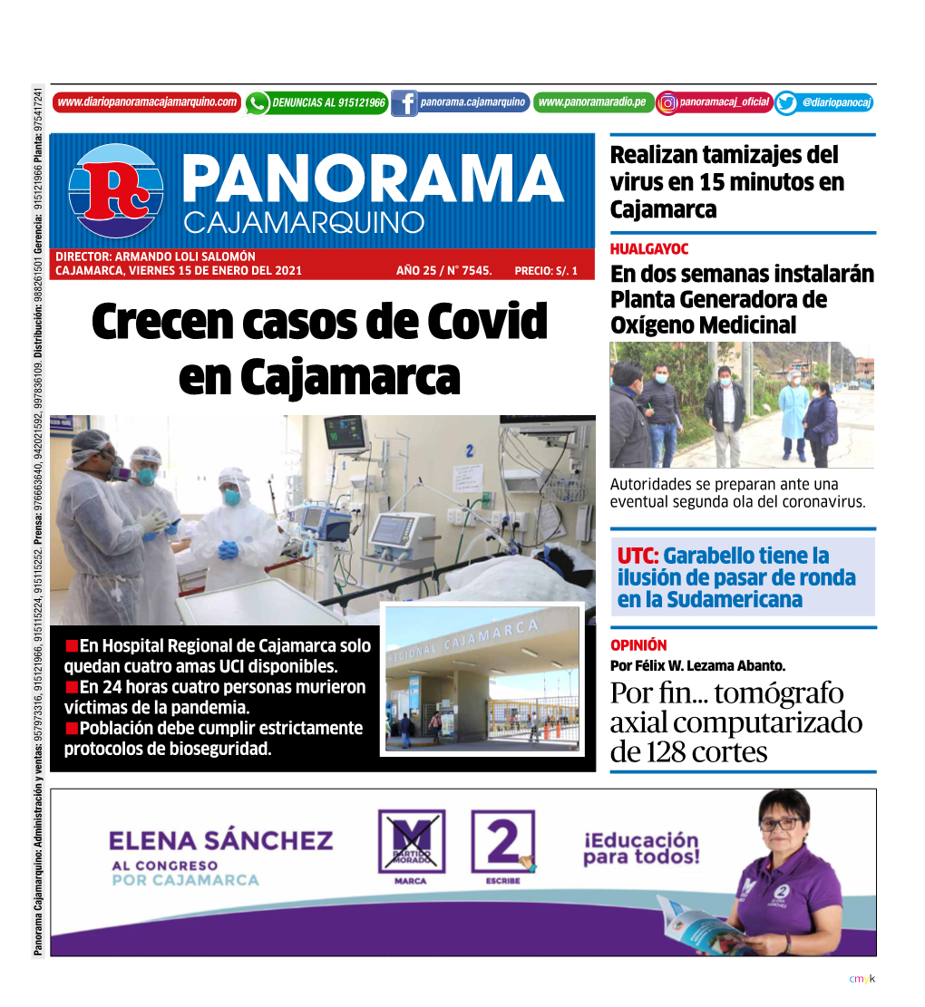 Crecen Casos De Covid En Cajamarca