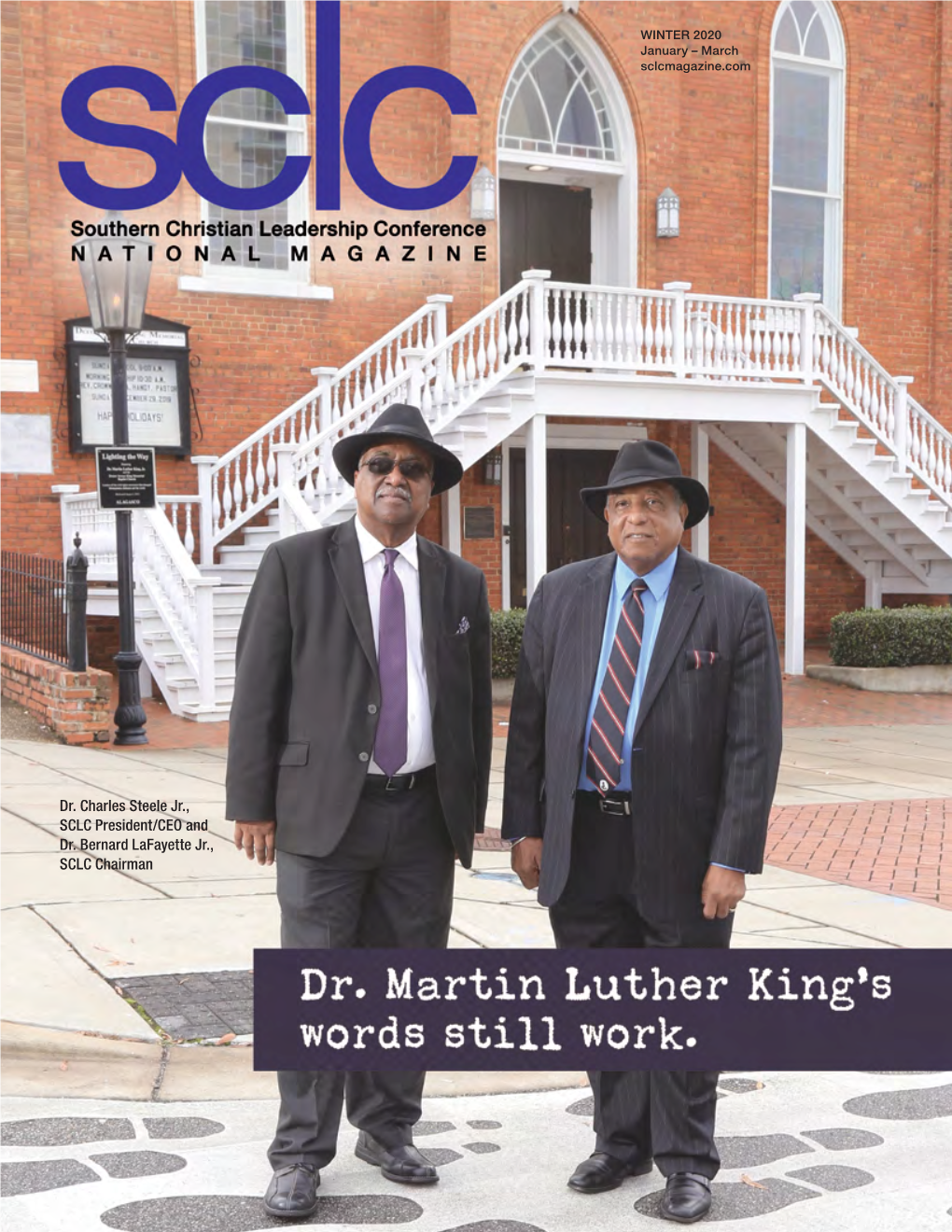 Dr. Charles Steele Jr., SCLC President/CEO and Dr. Bernard Lafayette Jr., SCLC Chairman