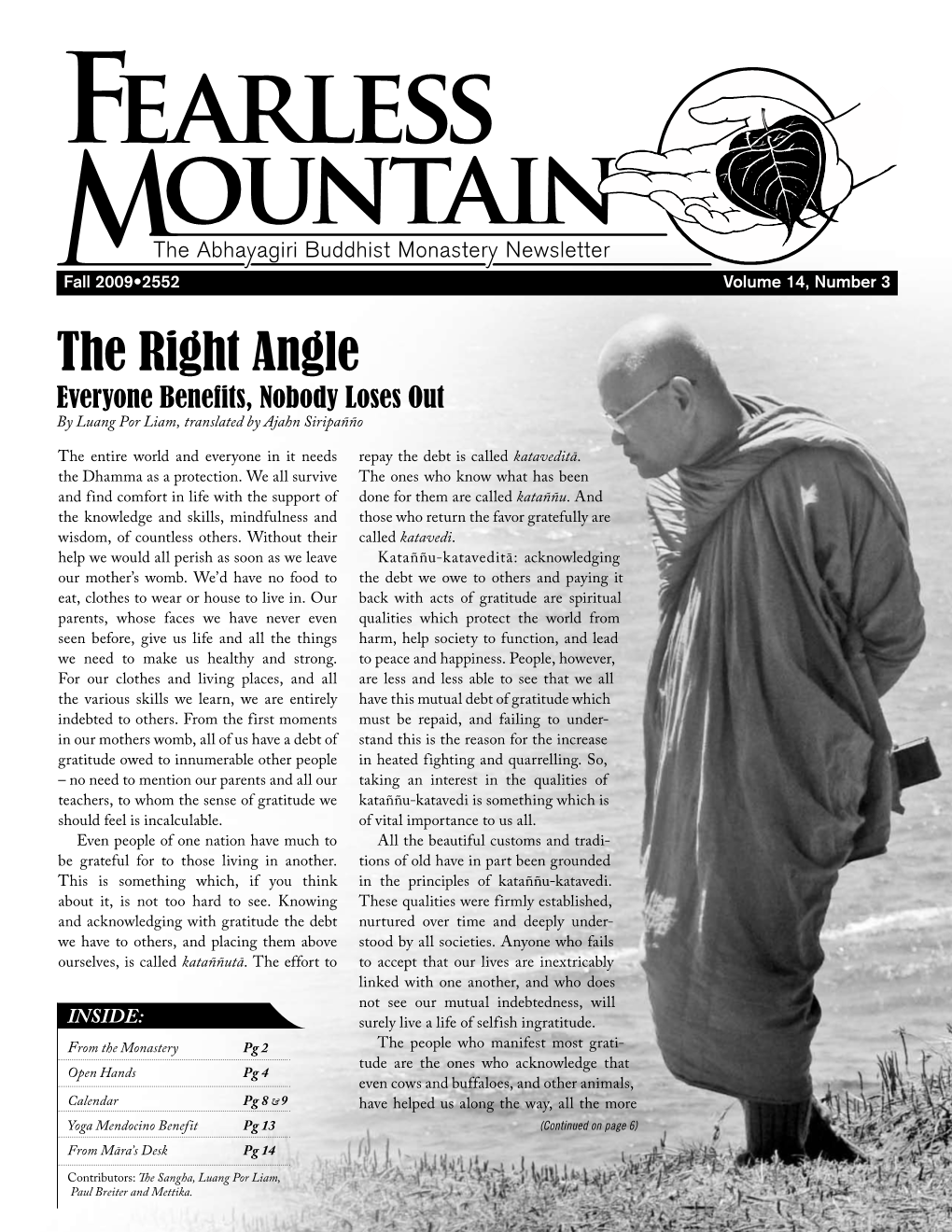 Newsletter, Fall 2009