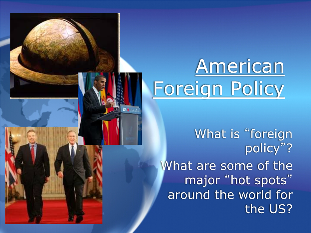 American Foreign Policy