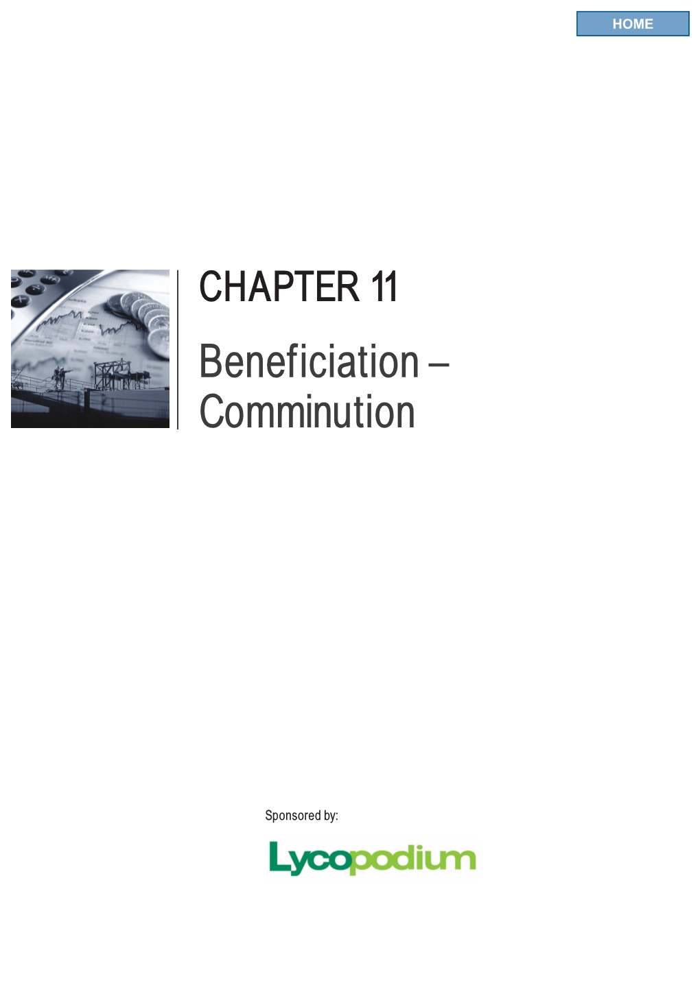 Chapter 11: Beneficiation