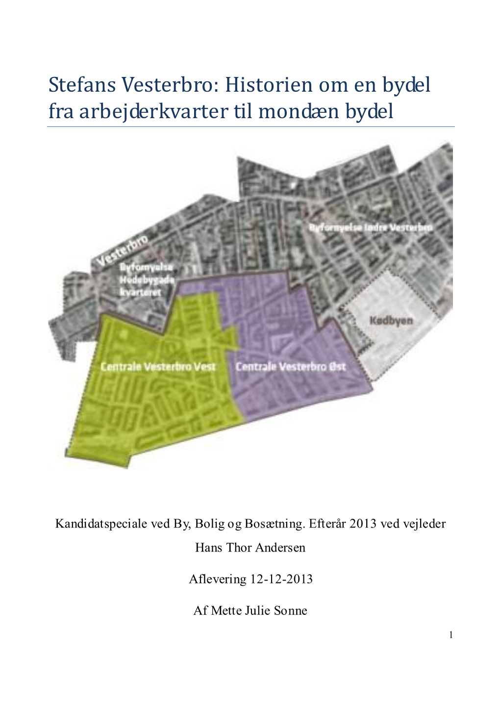 Stefans Vesterbro: Historien Om En Bydel Fra Arbejderkvarter Til Mondæn Bydel