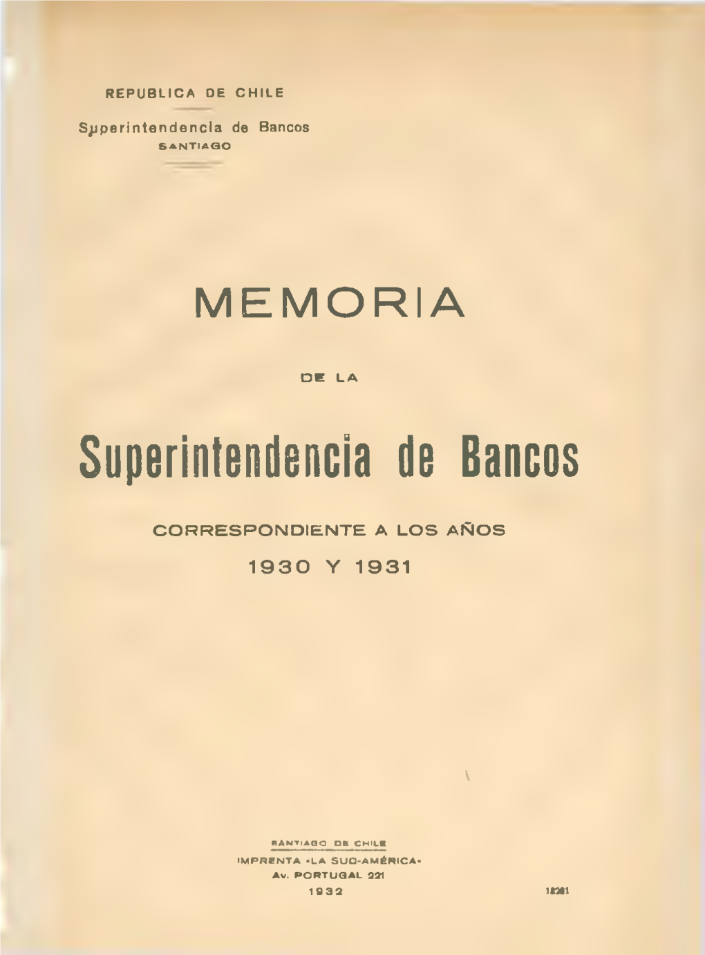 Superintendencia De Bancos SANTIAGO