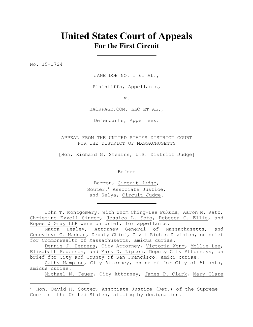 United States Court of Appeals for the First Circuit