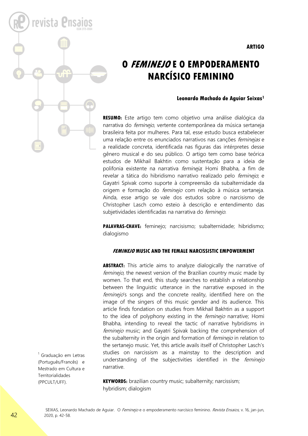 O Feminejo E O Empoderamento Narcísico Feminino