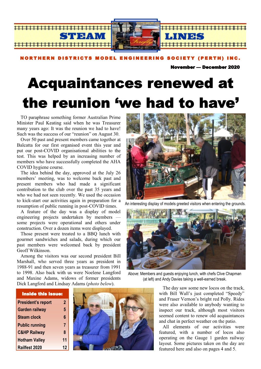 Acquaintances Renewed at the Reunion