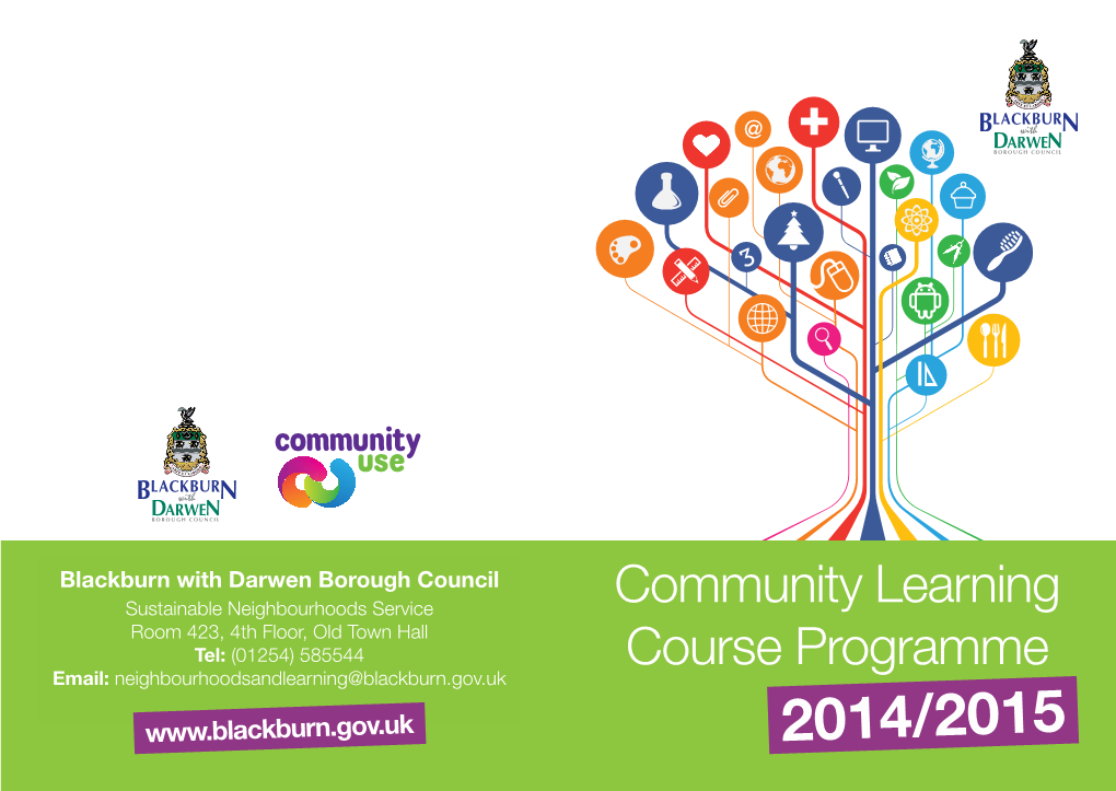 Community Learning Course Programme 2014/15 3 Autumn (September 2014)