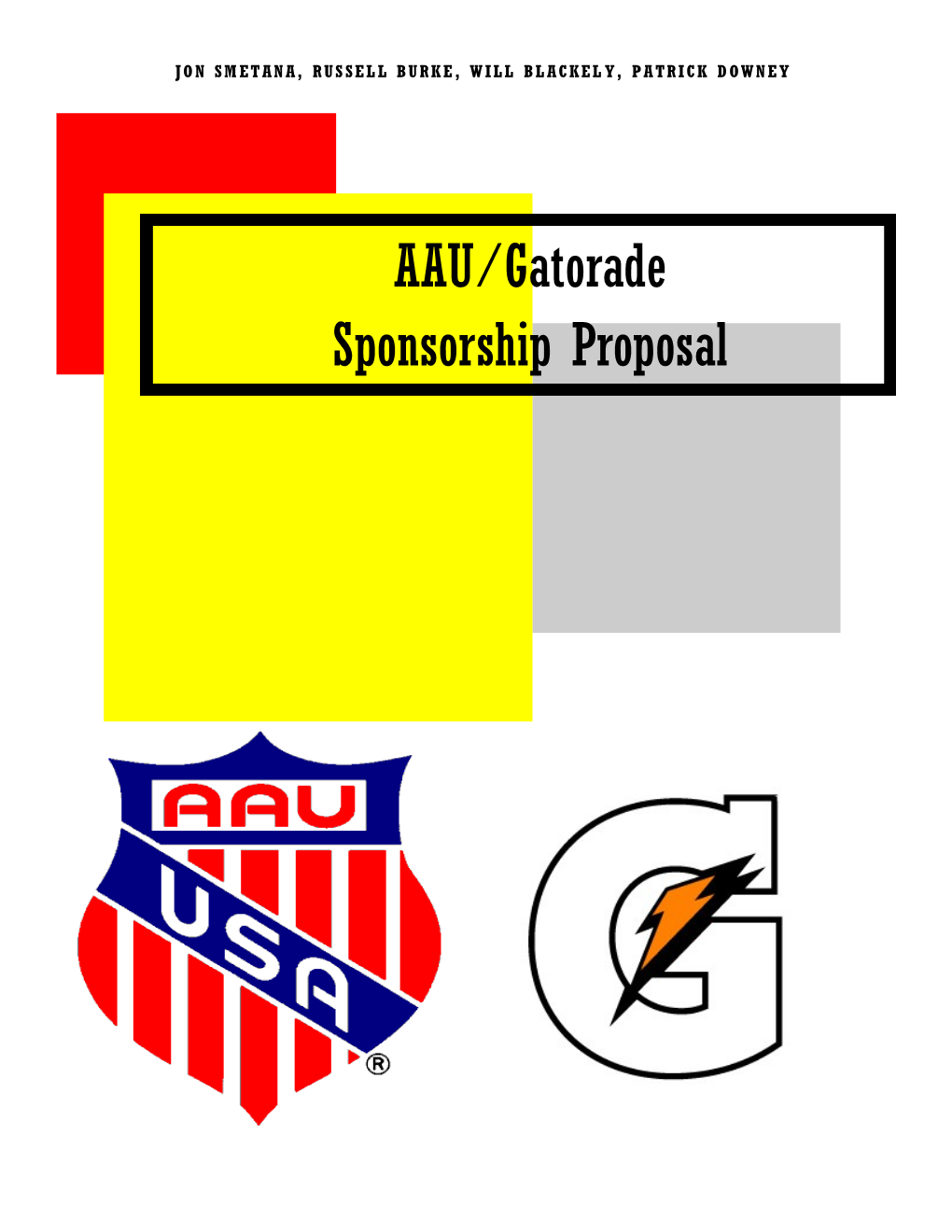 AAU/Gatorade Sponsorship Proposal AAU Company Information………………………………………….…………………….3