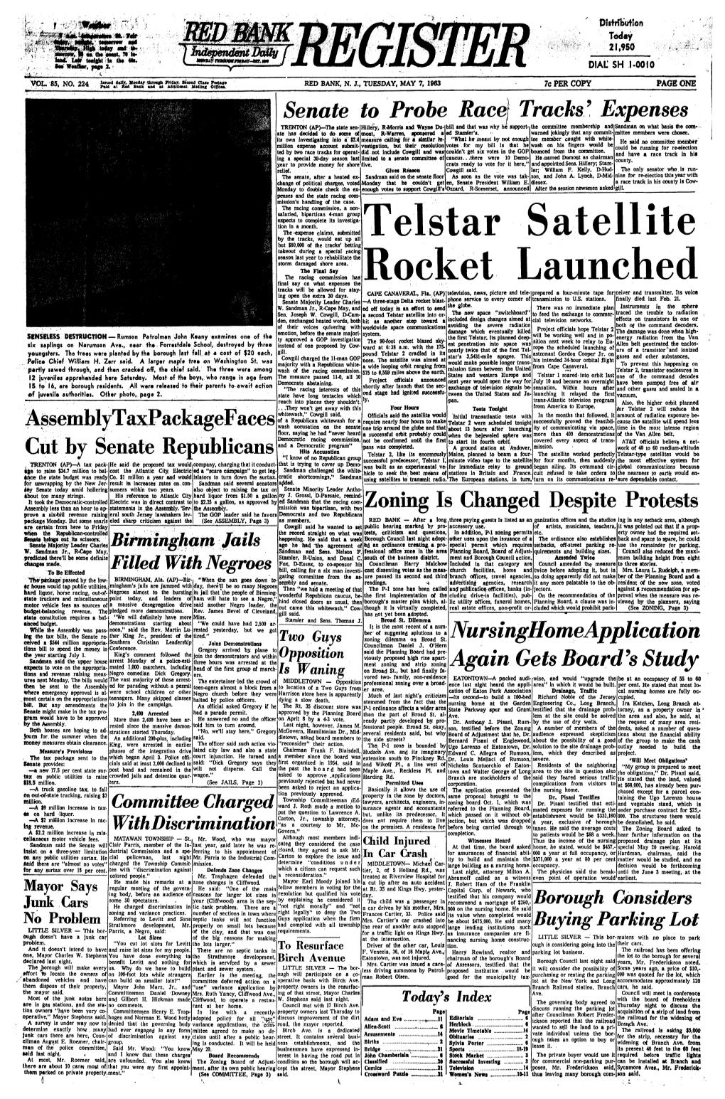 Telstar Satellite Rocket Launched