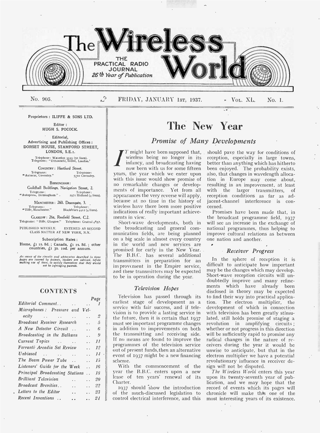 The New Year Editorial