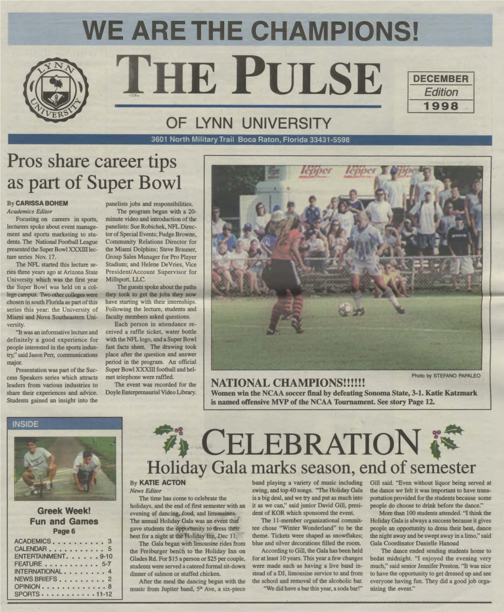 The Pulse: December 1998