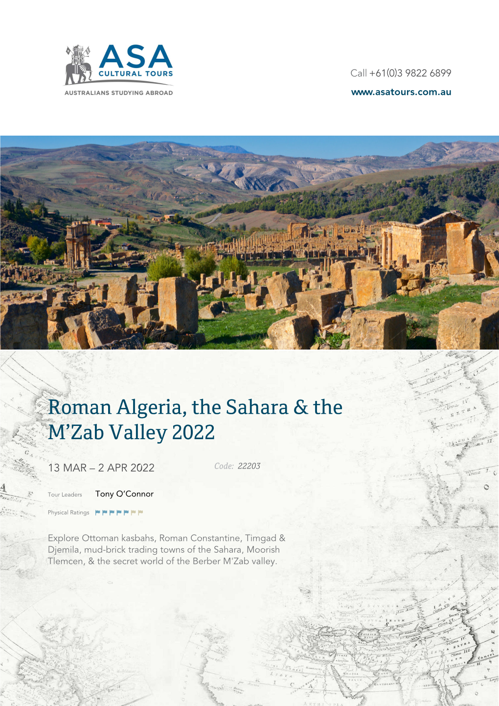 Roman Algeria, the Sahara & the M'zab Valley 2022