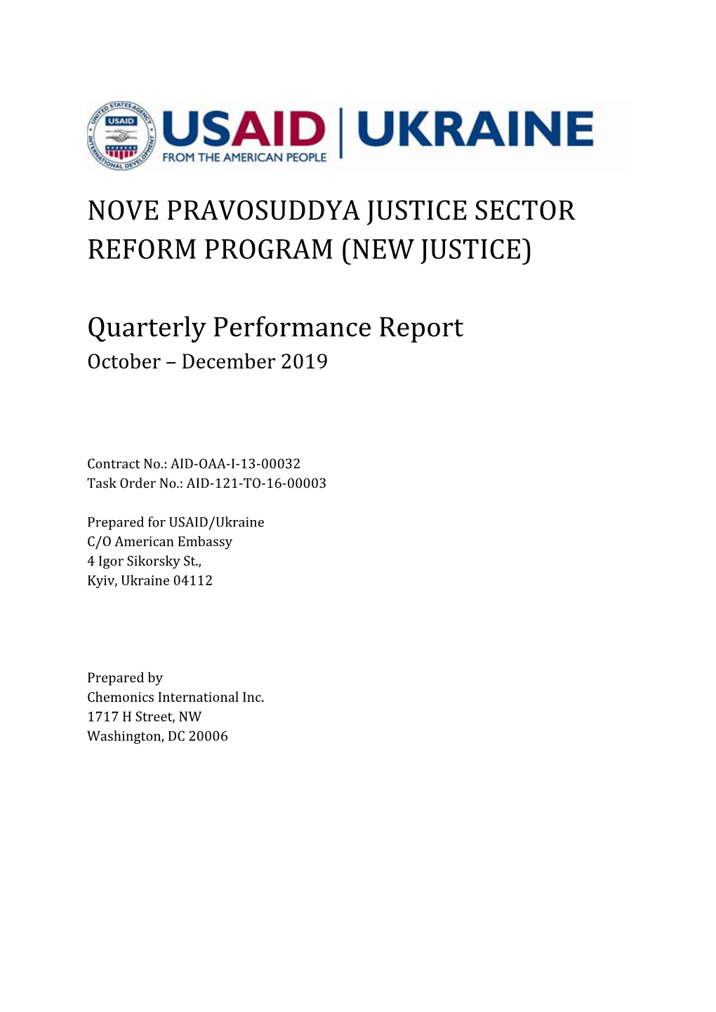 Nove Pravosuddya Justice Sector Reform Program (New Justice)