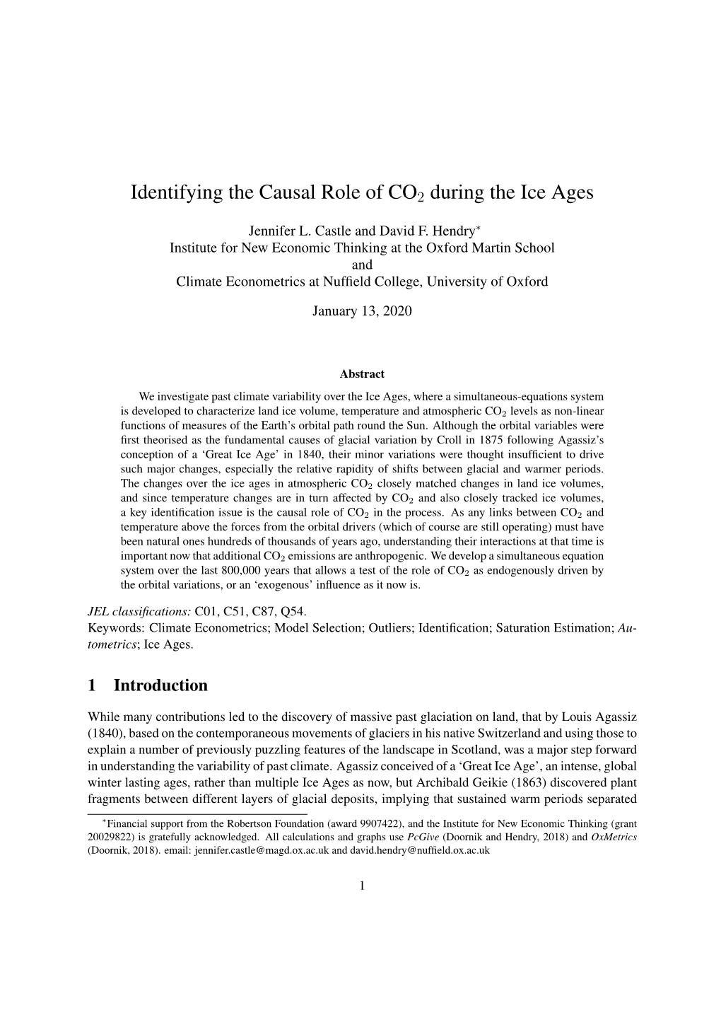 Identifying the Causal Role of CO2 During the Ice Ages