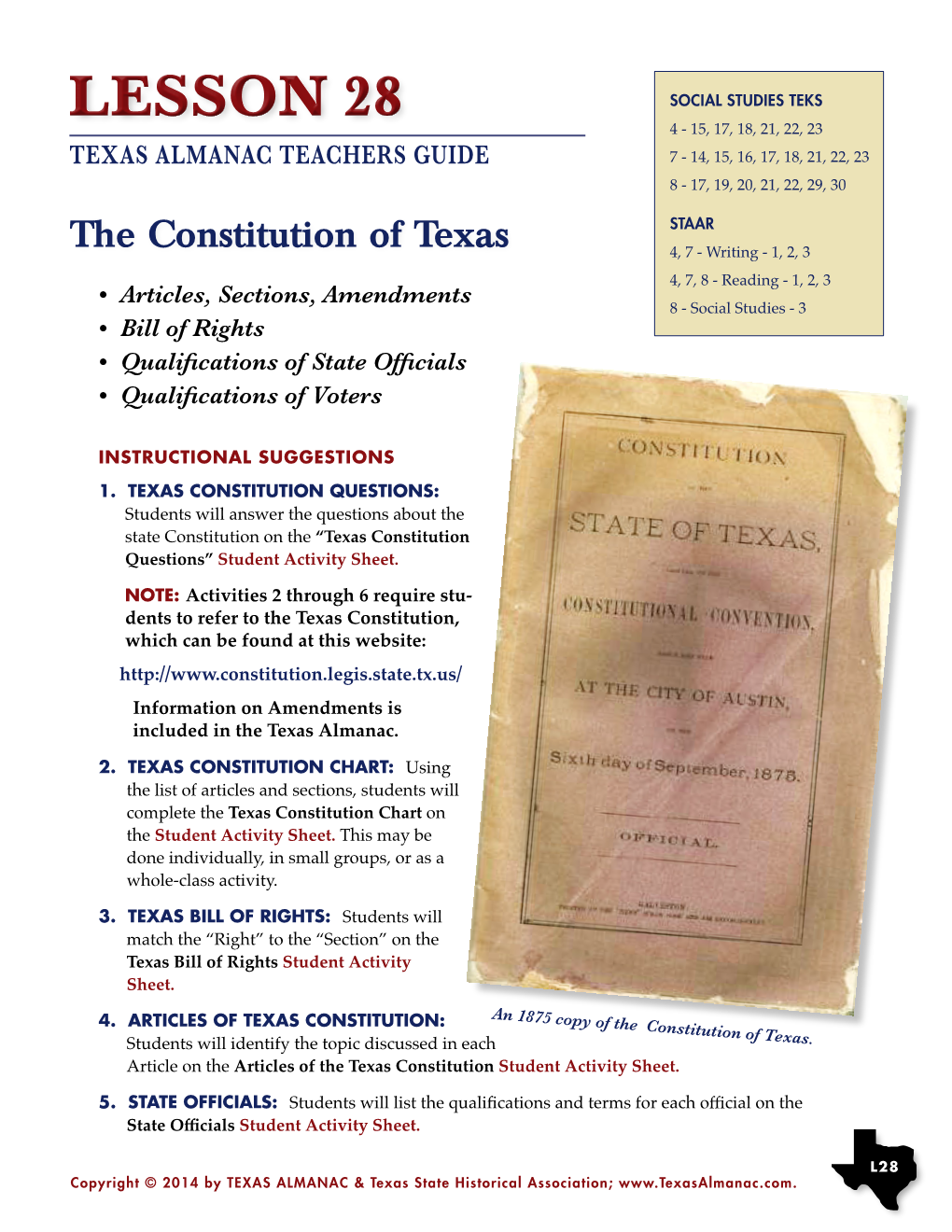 The Constitution of Texas