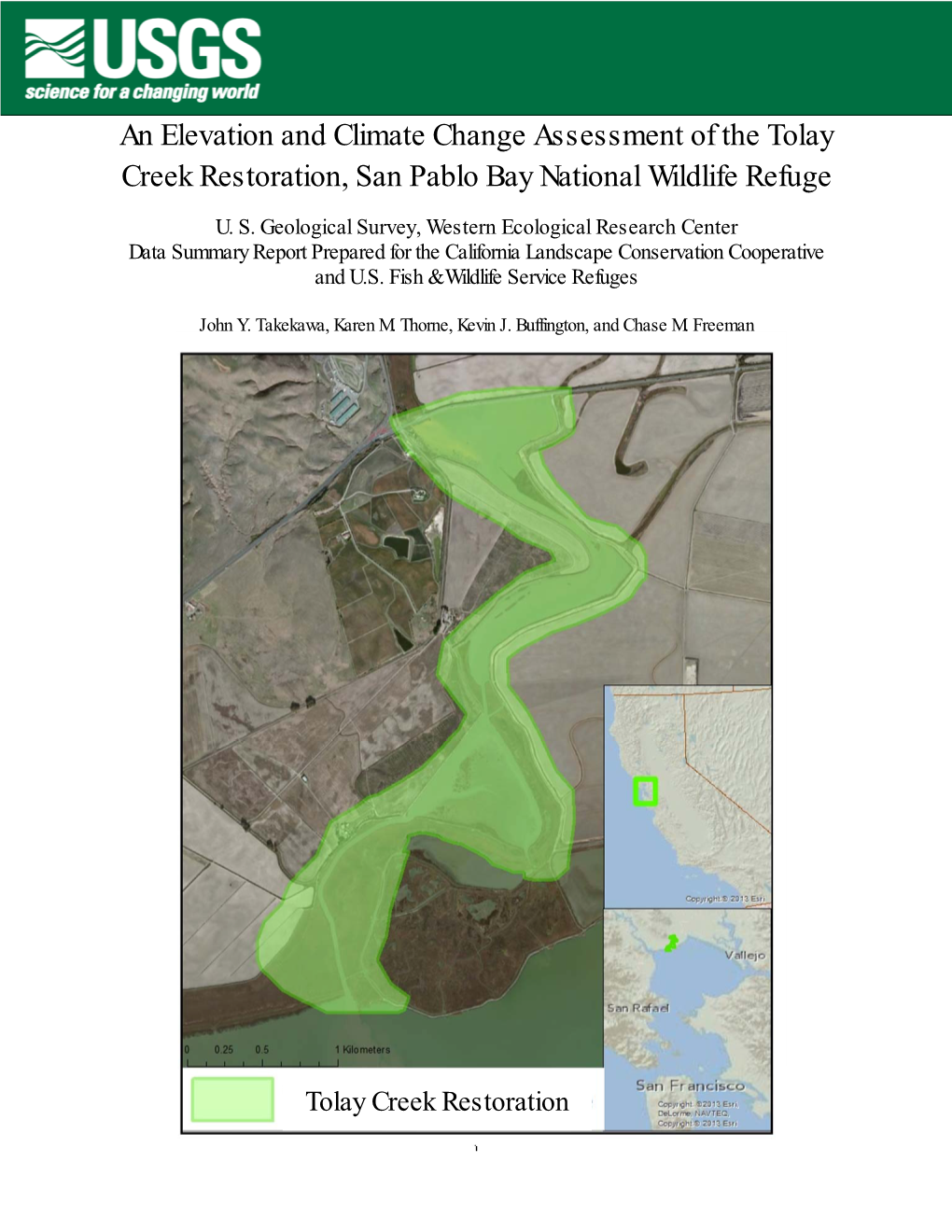 Climate Change Assessment of Tolay Creek Restoration, San Pablo Bay