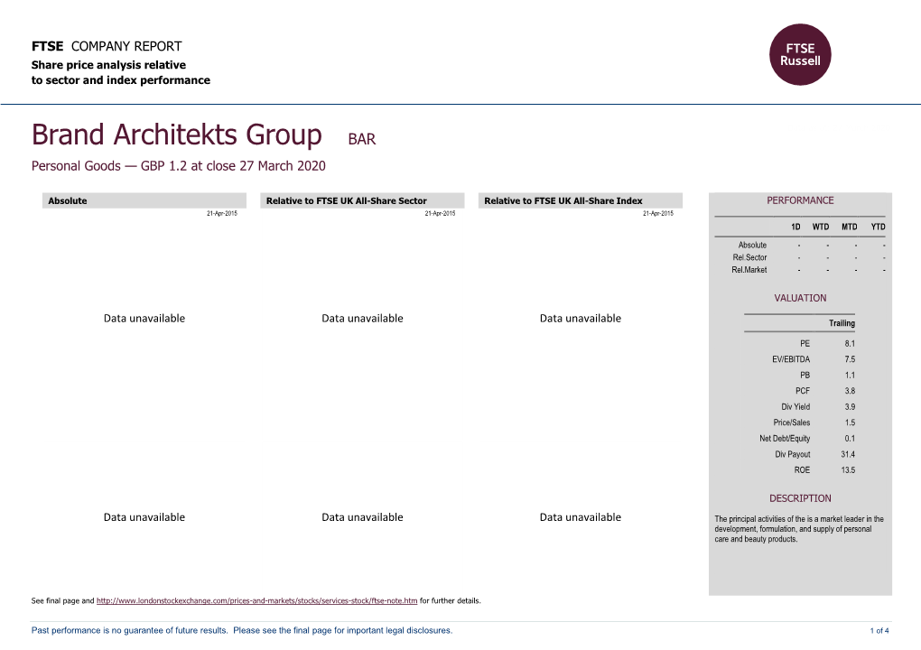 FTSE Factsheet