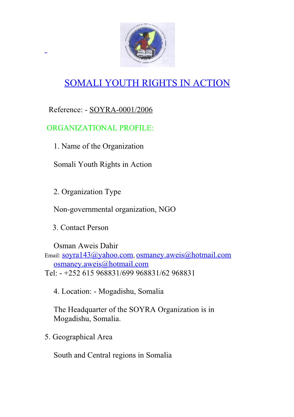 Somali Youth Development Action