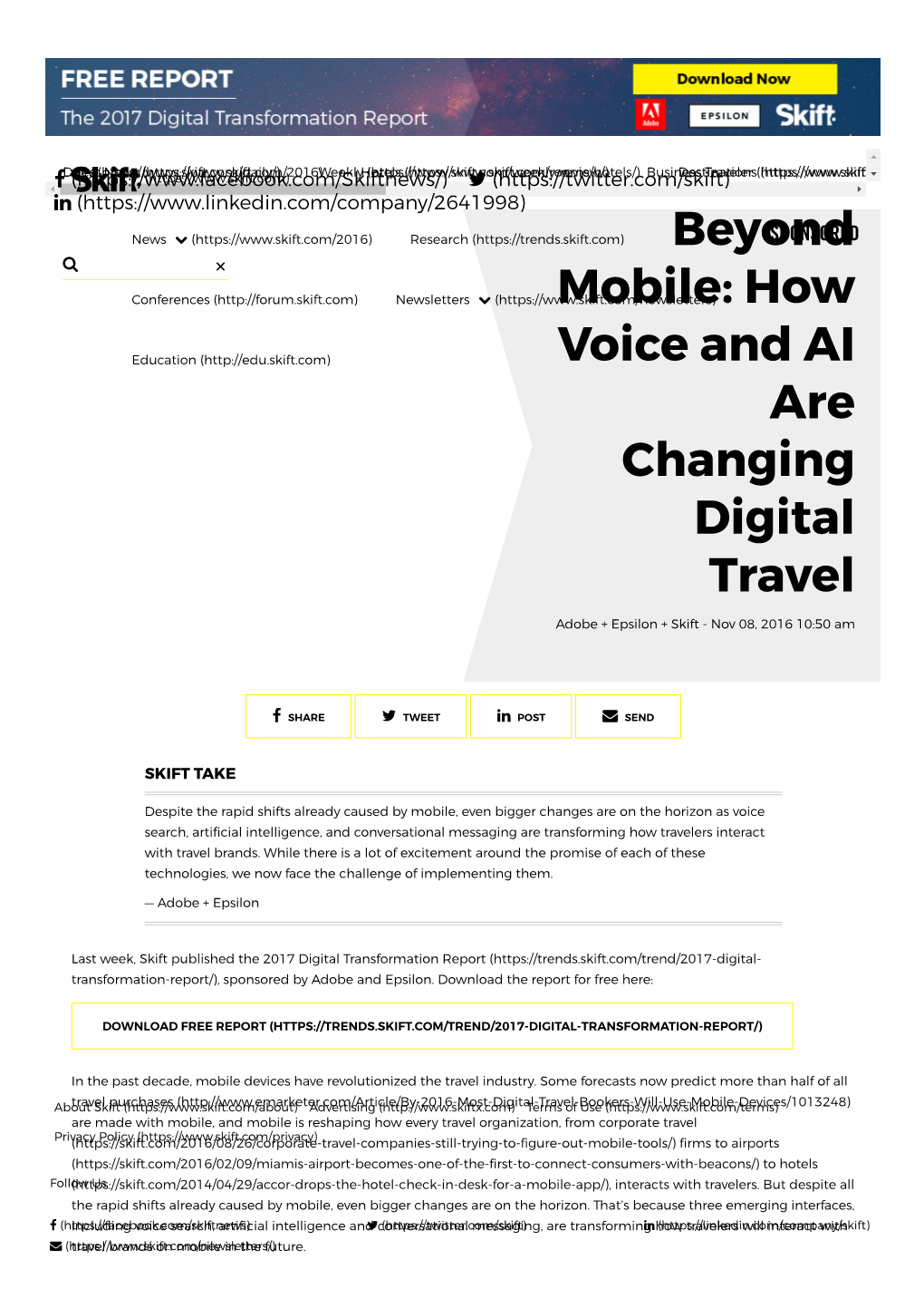 Beyond Mobile: How Voice and AI Are Changing Digital Travel