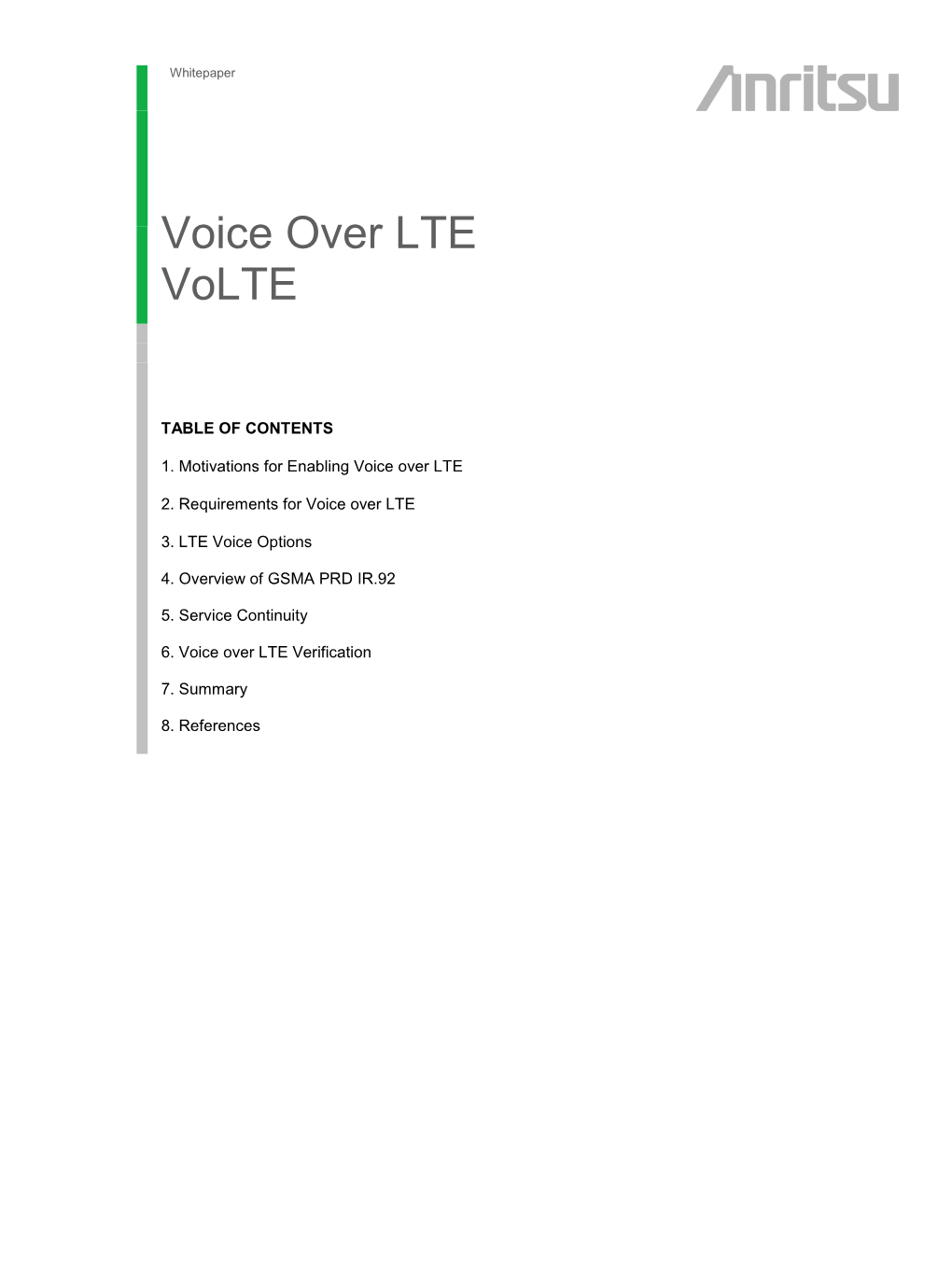 Voice Over LTE Volte