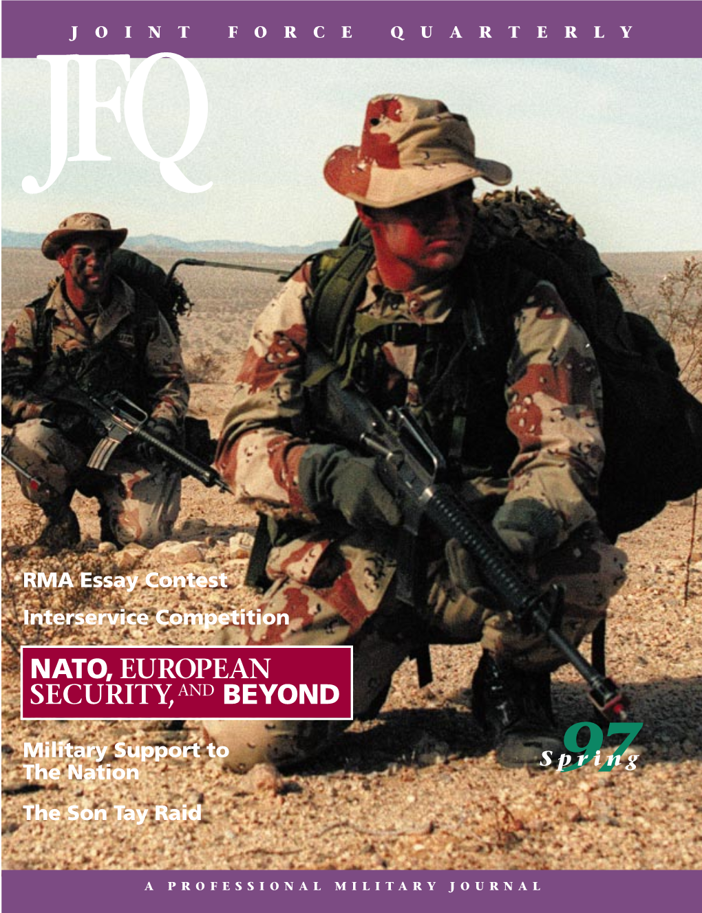 Joint Force Quarterly Hans Binnendijk Patrick M