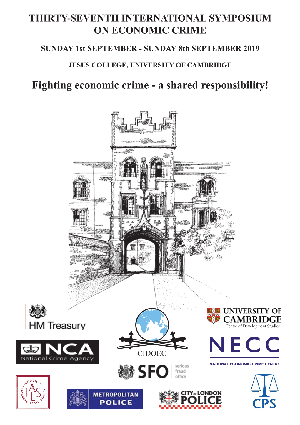 Fighting Economic Crime - a Shared Responsibility!