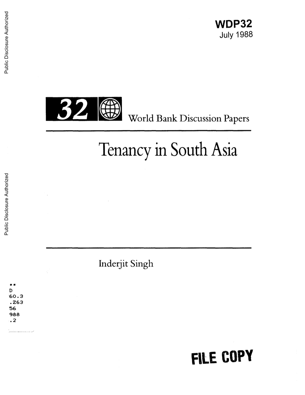 World Bank Document