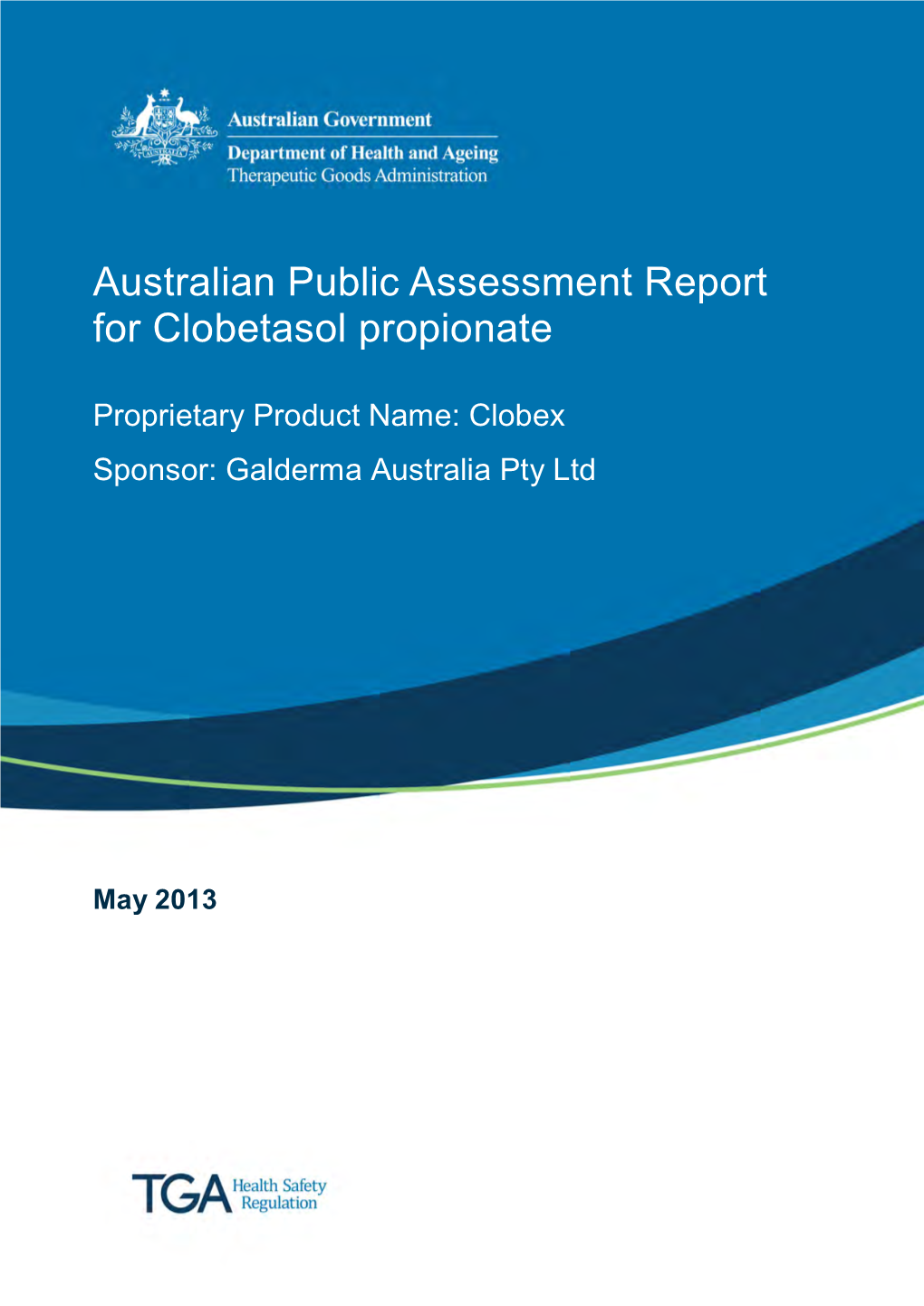 Australian Public Assessment Report for Clobetasol Propionate